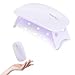 Aokitec Mini UV LED Nail Lamp, Portable Gel Light Mouse Shape Pocket Size Nail Dryer with USB Cable for All Gel Polish(White)