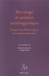 Bon usage et variation sociolinguistique