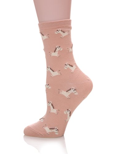Color City Womens Cute Animal Pattern Socks - Funny Soft Warm Cotton Crew Socks 4 pack - Thumbnail 5