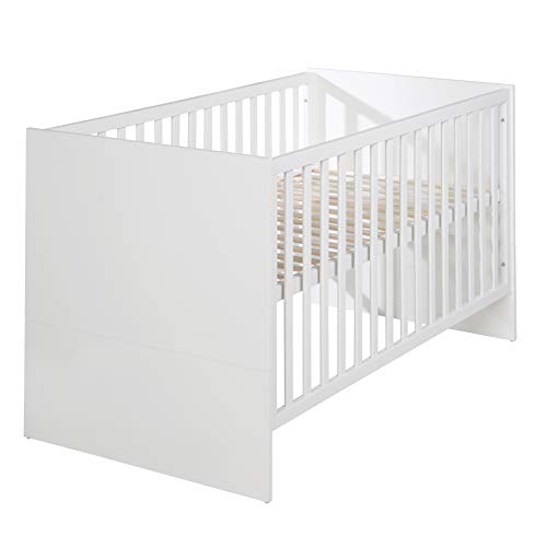 roba Zimmerset 'Maren', inkl. Kombi-Bett 70 x 140 cm, Wickelkommode breit & Schrank 3-türig Weià – Bild 4
