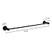 Marmolux Acc Towel Bars for Bathroom Lawrel Series by 24