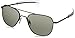 Randolph Aviator AF82611 Square Sunglasses, Matte Black, 58 mm