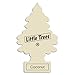 LITTLE TREES Car Air Freshener | Hanging Paper Tree for Home or Car | Coconut | 24 Pack