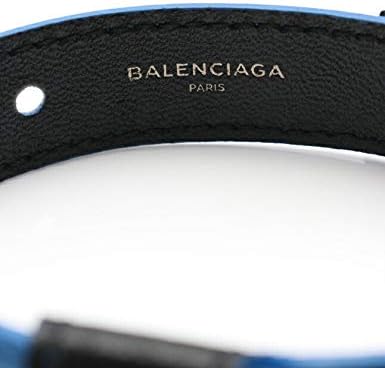 Amazon Co Jp バレンシアガ Balenciaga パーティ ブレスレット レザー 青 黒 中古 ジュエリー