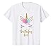 Kids Unicorn Birthday T-Shirt, Unicorn Gift, Birthday Outfit 8 White