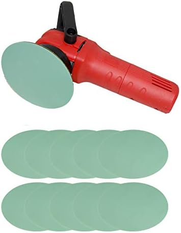 Abrasive Blending Disc 6" 10-Pack | Sanding Pad for Automotive Paint Clear | DA Polisher Hook and Loop Backing (2000 Grit)