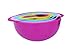 8 in 1 Premium Mixing Bowl Set By KP Solutions | 4 Anchor Hocking Measuring Cups, 1 Colander, 1 Mesh Sieve & 2 Bowls With Handles & Spout | Durable BPA Free , Non Slip Bottom & Stackable Design