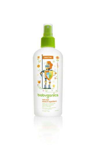 Babyganics Natural Insect Repellent, 6 oz (Pack of 2), Packaging May Vary