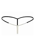 OGNEE G String Thong Panties Women Sexy Pearl Lace Briefs Underwear