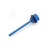 FXCNC Racing ATV Aluminum Oil Dip Stick Filler Cap Dipstick fit for Yamaha Raptor 700R YFM700R 2008-2019, YFZ450 2012-2013, Raptor 660R YFM660R 2001-2005, YFZ450 2004-2009, Banshee YFZ350 YFZ 350