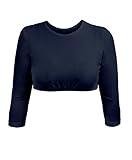 Kosher Casual Women's Modest Cropped 3/4 Sleeve Shell
