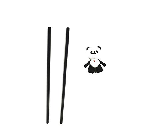 image for Makhry Cute Plastic Chopsticks with Silicone Guide/Functional Reusable