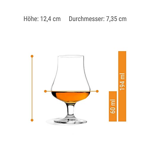 Stölzle Lausitz Nosing Glas 194 ml I Whisky Gläser 6er Set I Bleifreies Kristallglas I Hochwertiges Scotch Glas I spülmaschinentauglich I Einzigartige Gläser für den besonderen Anlass – Bild 6