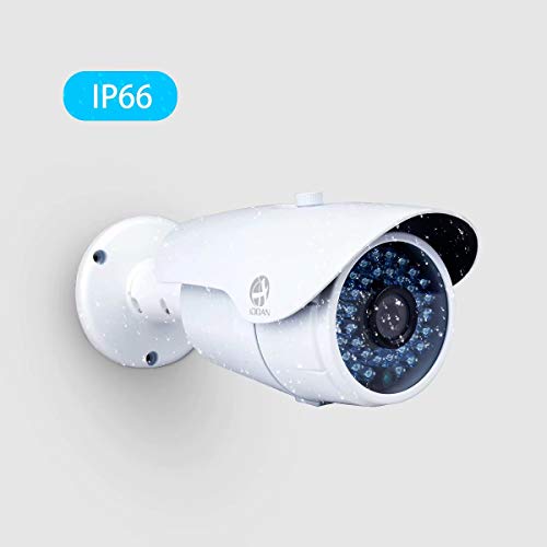 JOOAN 4CH 1.3MP NVR Kit 960P POE Camera System HD Security IP Camera System CCTV Monitor System Complete Surveillance Network Camera System Home Video Camera System