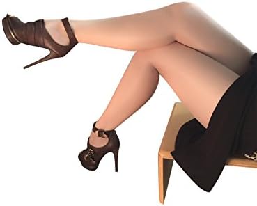 Classic Lucido 20 Denier Pantyhose Sheer Collants (Large / 3, Light Nude)