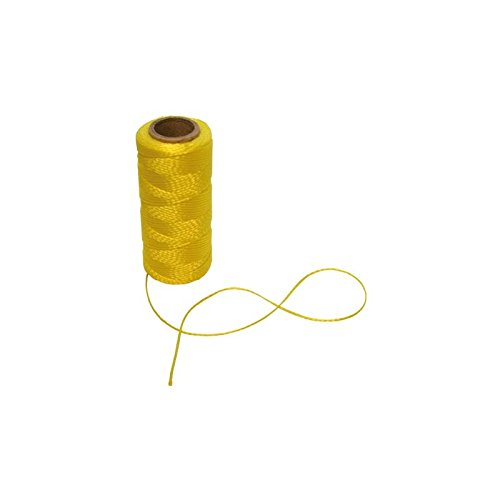 Toolland Mason's Cord 100m x diameter 1.2mm, yellow, 100 meters