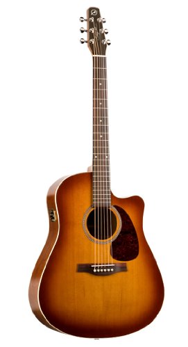 Seagull Entourage CW GT QI Acoustic Electric Guitar, Rustic