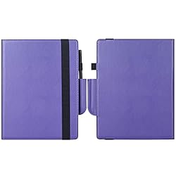 KuRoKo Book Folio Case Cover with Hand Strap and