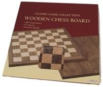 Premium Quality Walnut Chessboard, 18"