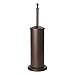 Home Intuition Toilet Brush & Holder Set, Bathroom Bowl Scrubber with Holder (1 Pack, Bronze)
