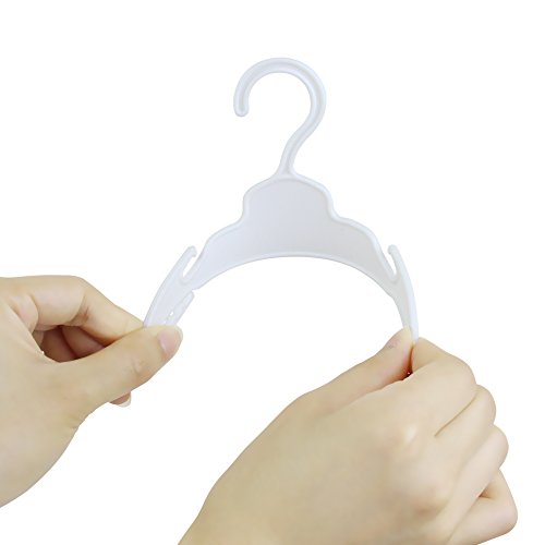 ZITA ELEMENT Lot 12 Pcs Doll Hangers for American 18 inch Doll and Other 14 - 18 Inch Doll Clothes Hangers - Thumbnail 3