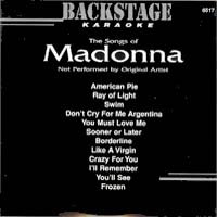 Backstage Karaoke CD+G 6517 Madonna