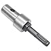 BLIKA Garden Auger Power Drill Adapter fits Corded Drill and Cordless Drill, SDS Plus to 1/2-Inch(M13 x 15mm) Thread Keyless Drill Chuck Adapter Round Shank for Impact Driver