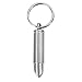 VALYRIA Memorial Silver Bullet Urn Keychain Cremation Ashes Urn Keyring