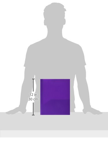 Filexec Products Prong, 2 Pocket, Pack of 5 Fastener Folder, Purple (50498-67734)