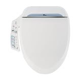 Bio Bidet Ultimate BB-600 Advanced Bidet Toilet Seat, Round White. Easy DIY Installation, Luxury Features From Side Panel, Adjustable Heated Seat and Water. Dual Nozzle Has Posterior and Feminine Wash