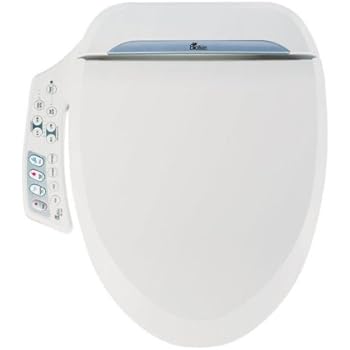 Bio Bidet Ultimate BB-600 Advanced Bidet Toilet Seat, Round White. Easy DIY Installation, Luxury Features From Side Panel, Adjustable Heated Seat and Water. Dual Nozzle Has Posterior and Feminine Wash
