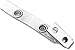 Brady People ID 2105-2000 Vinyl Strap Clip with 2-Hole NPS Clip, 2.75