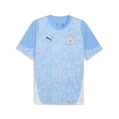 PUMA Manchester City FC Kinder Trainingstrikot 25/26, Blau (Team Light Blue x White), 140