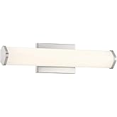 Access Lighting - HI Access 62513LEDD-BS/ACR Transitional LED Vanity from Summit Collection in Pewter, Nickel, Silver Finish,