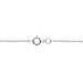 Finecraft Snowflake Pendant Necklace with White Cubic Zirconia in Sterling Silver, 18