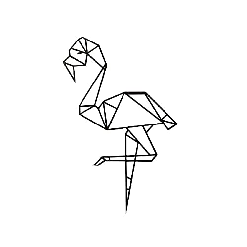 Homemania Wall Decoration, Steel, Black, 31 x 0.15 x 50 cm