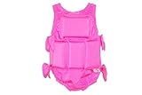 My Pool Pal Girl's Flotation Swimsuit, Solid Pink, Medium
