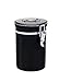 Friis Stainless Steel Coffee Vault, 16-Ounce, Black