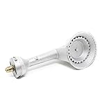 Gas ONE Propane High Pressure Cast-Iron Round Burner Head with Brass Fitting Orifice