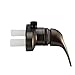 Dura Faucet RV Shower Faucet Valve Diverter - Single Lever - for Recreational Vehicle, Motor Home, Travel Trailer, Camper, Fifth (5th) Wheel, Towable (Oil Rubbed Bronze)