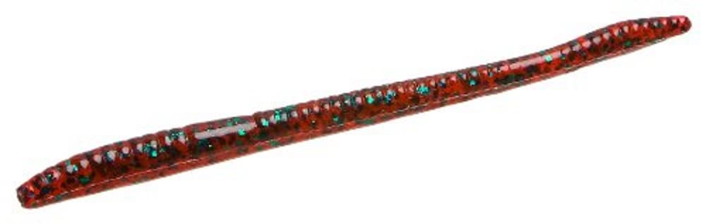 Zoom Bait Finesse Worm Bait-Pack of 20 (Red Bug, 4.75-Inch)