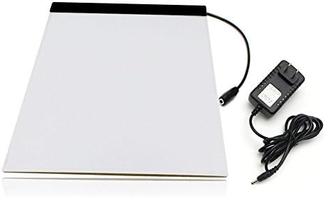 UNIHA A4 LED Artist Thin Art Stencil Board Light Box Tracing Drawing Board(12V without USB cable)