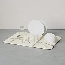 Umbra UDry Peg Drying Rack with Mat, Linen