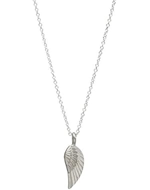 Make a Wish Guardian Angel Wing Sterling Silver 16