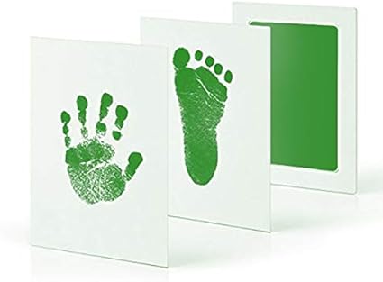 Amazon ベビー用品 赤ちゃんの手と足のフリーウォッシュ無毒インクパッド ベビー用品 色 Green 搾乳器 ベビー マタニティ 通販