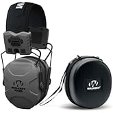 Walkers XCEL 500BT Digital Electronic Muff with Voice Clarity and Bluetooth Bundle with Protective Case, and Microfiber Cleaning Cloth (3 Items)