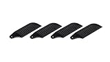 DYNAM 2 Pairs Pro.0621 62mm CF Carbon Fibre Tail Blades for T-REX 450 RC Helicopters