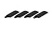 DYNAM 2 Pairs Pro.0621 62mm CF Carbon Fibre Tail Blades for T-REX 450 RC Helicopters