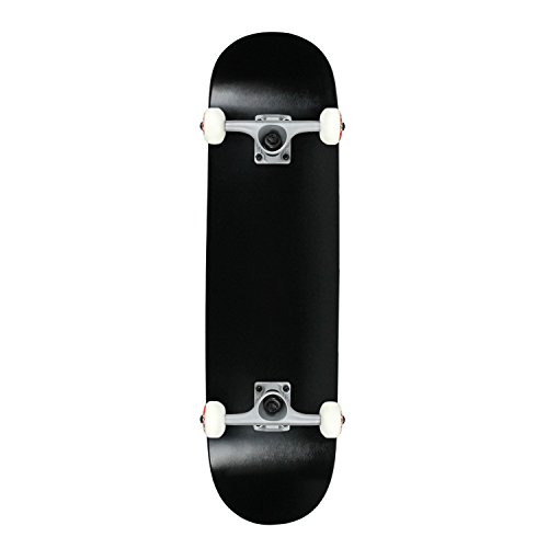 Moose Skateboard Complete Blank Dipped Black 8.25" with Tens