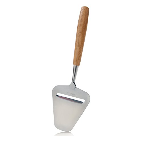 Boska Holland Cheese Slicer and Plane w. European Oak Wood Handle, Flex Steel Blade, 10 Year Guarantee, Life Collection